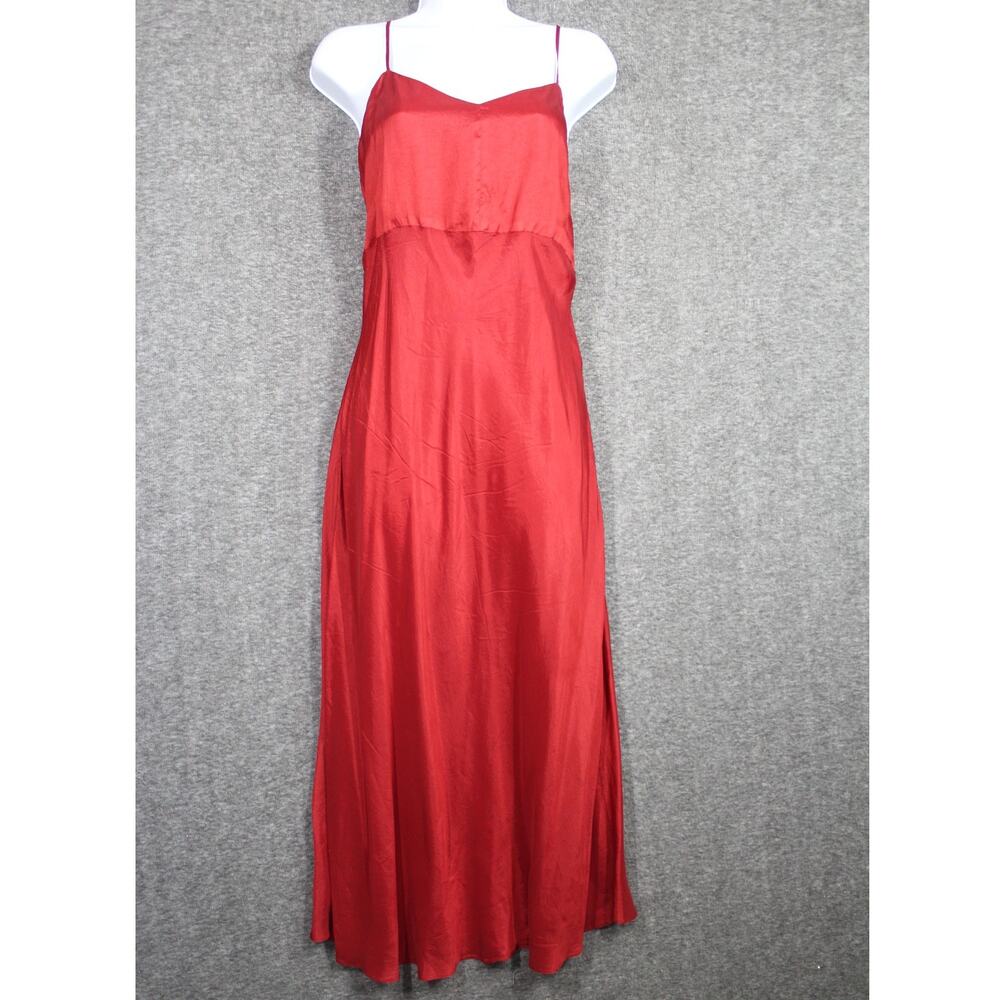 Cami international silk red Slip Dress Size 12